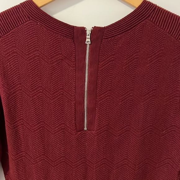 Sandra Burgundy Dress 2 US8 - Picture 3 of 6